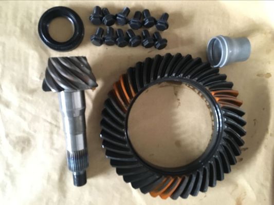 Auto Driving Helical Bevel Gear High Rigidity Pressure Angle 20 - 30 Degree