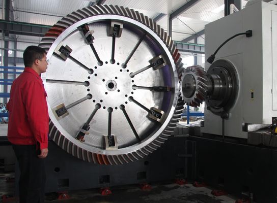 Big Diameter Spiral Bevel Gear Outter Dia 2000mm 20CrMnTi Materials Long Using Life
