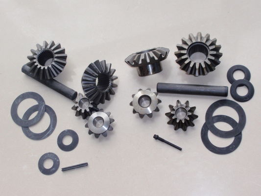 Precision Forged Straight Differential Bevel Gears , Carbon Steel Plain Bevel Gear