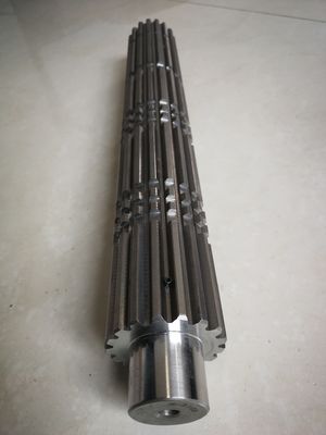 Automatic Transmission Output Shaft , High Precision Steel Bevel Gear Shaft