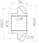High Performance Rear Axle Gears , Auto Differential Ring And Pinion Gear