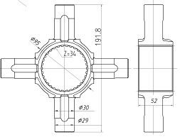 Mercedes Benz Differential Spider Gear Kit Corrosion Resistance 659 353 0020