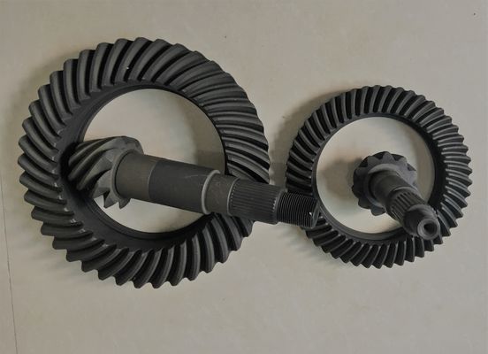 Spiral Bevel Crown Wheel And Pinion Gear For MITSUBISHI Truck Parts High Rigidity