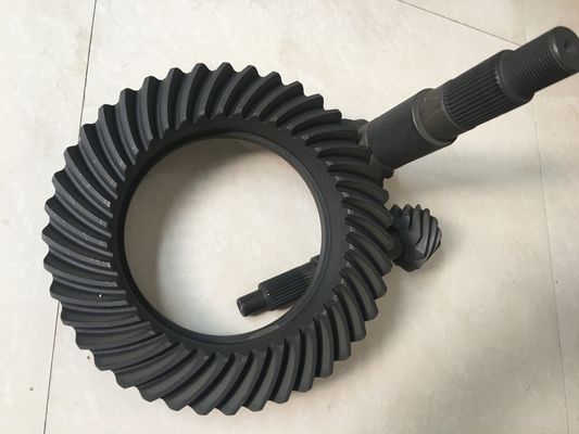 Hypoid Spiral crown bevel gears , High Precision Forging ring gear and pinion gear