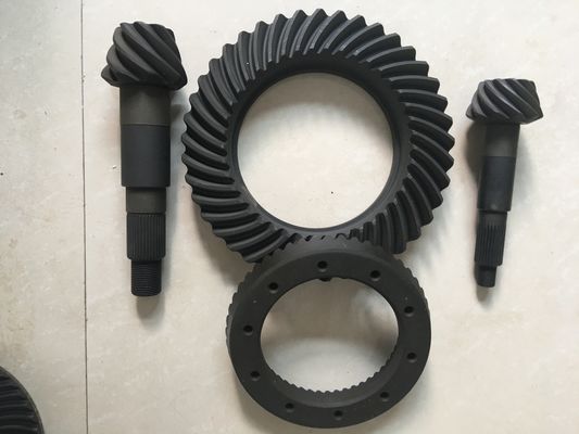 High Rigidity Crown Wheel And Pinion Gear , Spiral Differential Ring Gear