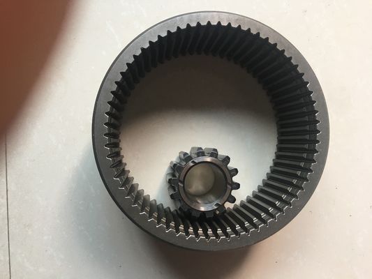 Customized Small Spur Gear Ring Blacking Surface Treatment High Rigidity